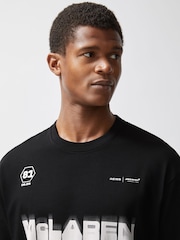 Reiss Black Silverstone McLaren F1 Team British GP T-Shirt Unisex Fit - Image 4 of 8