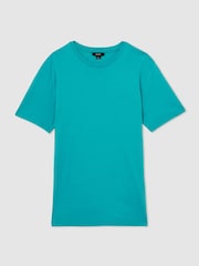 Reiss Seafoam Bless Marl Crew Neck T-Shirt - Image 2 of 5