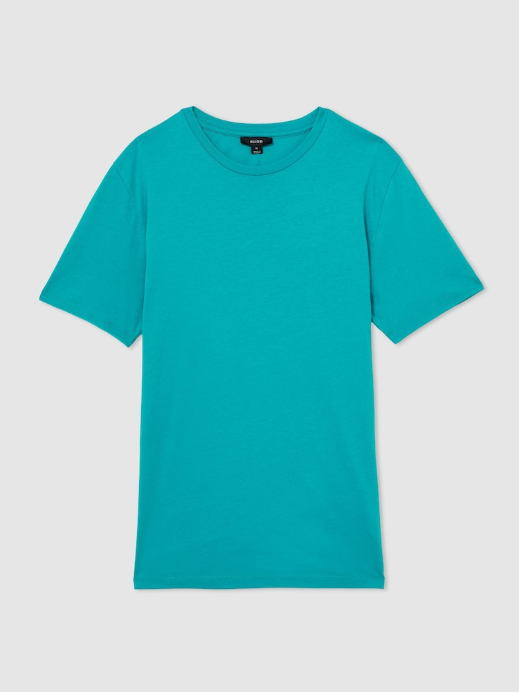 Reiss Seafoam Bless Marl Crew Neck T-Shirt - Image 2 of 5