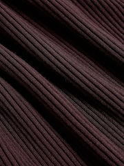 Reiss Plum Lorna Asymmetric Draped Knitted Jumper - Image 7 of 7