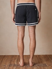 Azul marino - Reiss Baller Reiss | Ché Stripe-Trim Swim Shorts - Imagen 5 de 8
