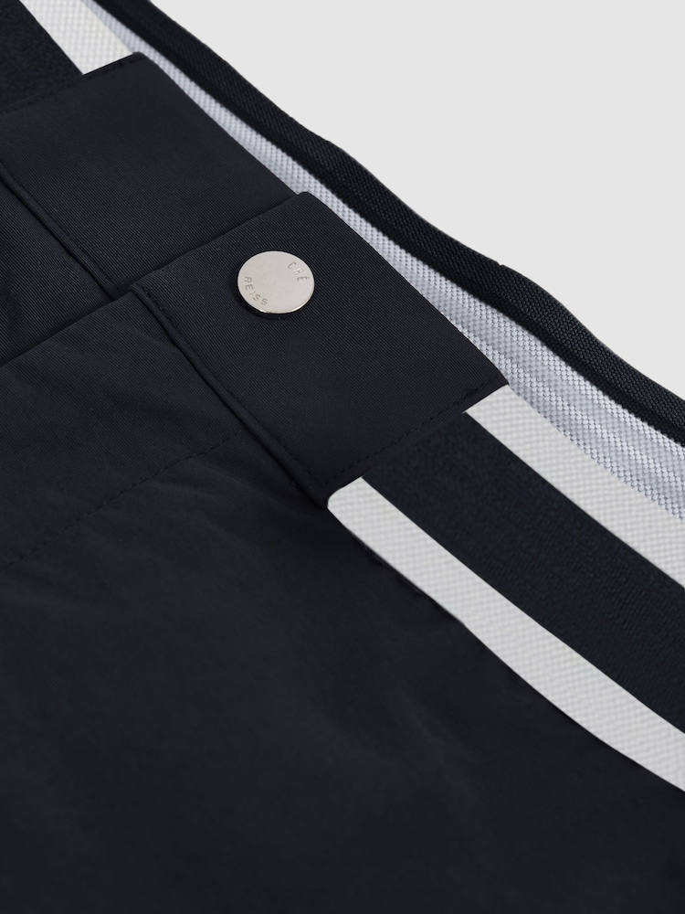 Azul marino - Reiss Baller Reiss | Ché Stripe-Trim Swim Shorts - Imagen 8 de 8