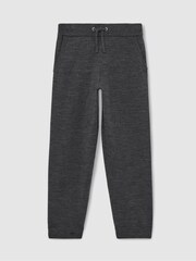 Reiss Derby Grey Melange Billings Joggers - Image 2 of 4