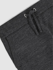 Reiss Derby Grey Melange Billings 9-13 yrs Merino Wool Cuffed Joggers - Image 4 of 4