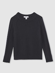 Reiss Navy Foulton Jumper - Image 2 of 3
