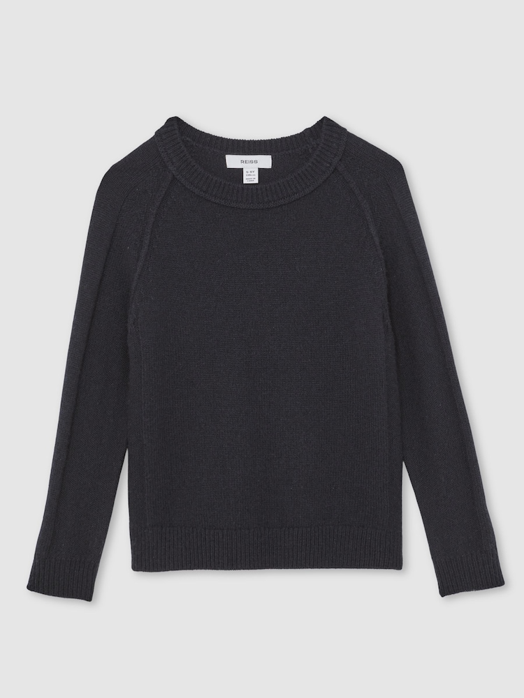 Reiss Navy Foulton Jumper - Image 2 of 3