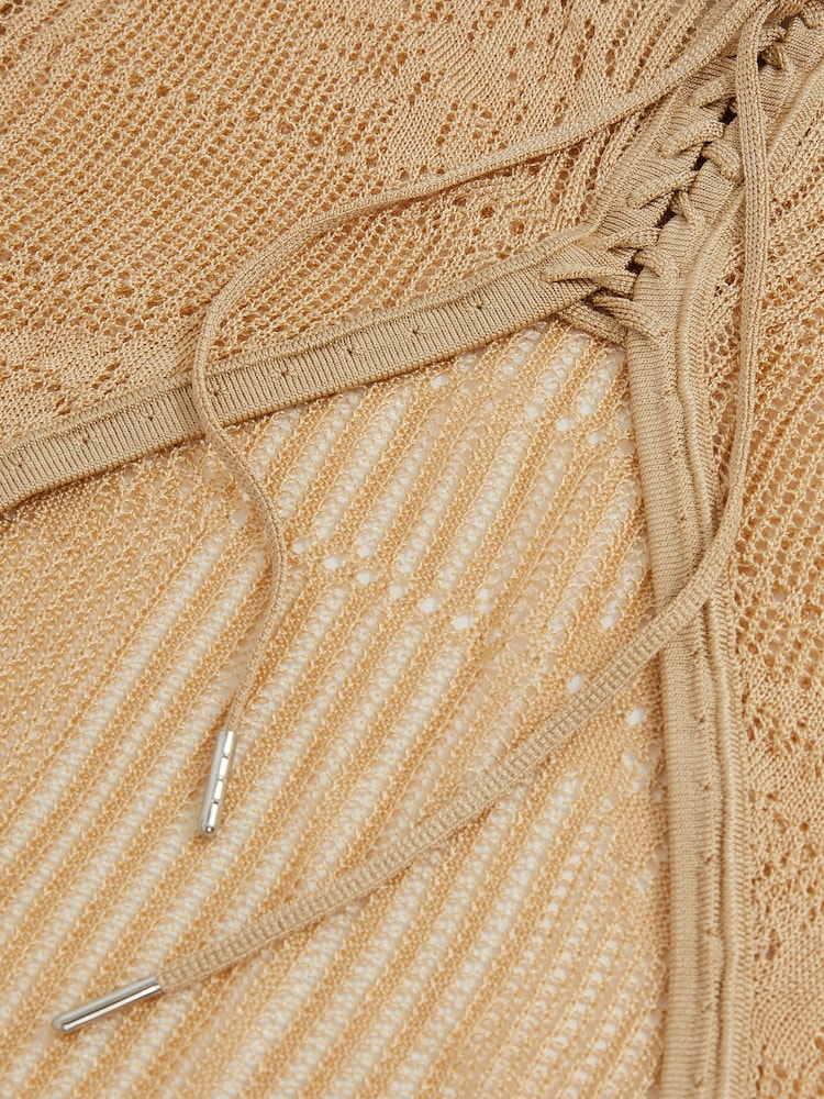 Atelier Lace-Knit Ruched Maxi Dress - Imagen 7 de 7 Atelier Lace-Knit Ruched Maxi Dress - Imagen 7 de 7