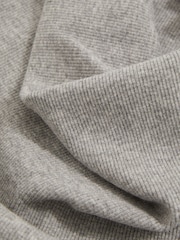 Reiss Grey Marl Lyra Ribbed Cowl-Neck Vest - Image 6 of 6