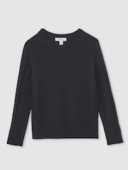 Reiss Navy Foulton Jumper - Image 2 of 4