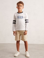 Reiss White/Blue Charley T-Shirt - Image 3 of 4