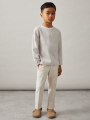 Reiss Off White/Camel Kenny T-Shirt - Image 1 of 4