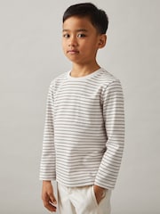 Reiss Off White/Camel Kenny T-Shirt - Image 3 of 4