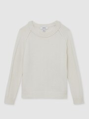 Reiss Off White Foulton Jumper - Image 1 of 4