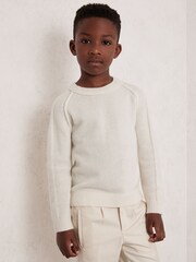 Reiss Off White Foulton Jumper - Image 3 of 4