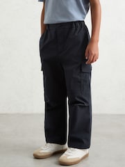 Reiss Navy Garret Trousers - Image 3 of 4