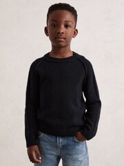 Reiss Navy Foulton Jumper - Image 2 of 4