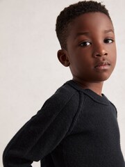 Reiss Navy Foulton Jumper - Image 3 of 4