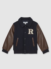 Reiss Navy/Brown Rison Jacket - Image 2 of 5