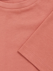 Reiss Rose Alex Cotton Oversized Cropped T-Shirt - Image 4 of 4