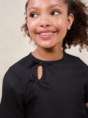 Lipsy 2 Pack Bow Eyelet Detail Tops (5-16yrs) - Imagen 6 de 7