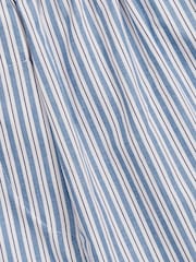 Reiss Soft Blue Carlo McLaren F1 Team Stripe Poplin Shorts - Image 6 of 7