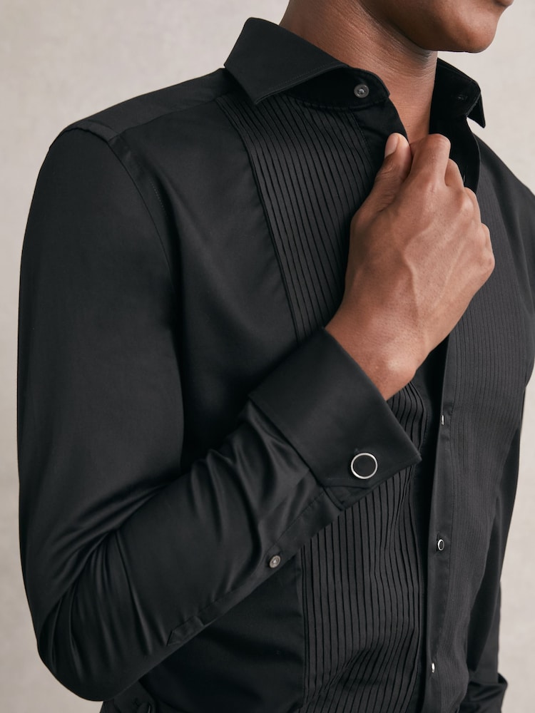 black french cuff dress shirt slim fit Amazon.com: Gollnwe Men's French Cuff Dress Shirt Slim Fit Black Dress Shirt for Men Spread Collar with Metal Cufflink Black S : Clothing, Shoes & Jewelry