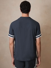 Azul marino - Reiss Valbonne Reiss | Ché Stripe-Cuff Shirt - Imagen 5 de 7