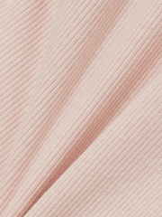 Reiss Pale Pink Trina 9-13 yrs Cotton Ruched Long-Sleeve T-Shirt with Stretch - Image 4 of 4
