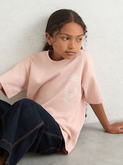 Reiss Pink Elle T-Shirt - Image 3 of 5
