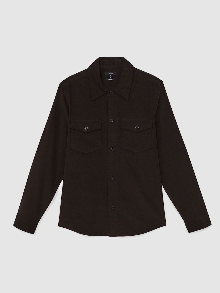 Reiss Brown Kai Shirt - Image 2 of 7