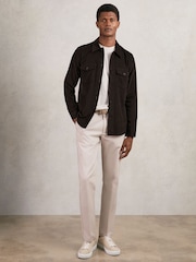 Reiss Brown Kai Shirt - Image 3 of 7