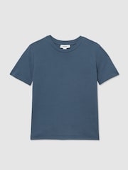 Reiss Ocean Blue Bless 13-14 yrs Crew Neck T-Shirt - Image 1 of 4