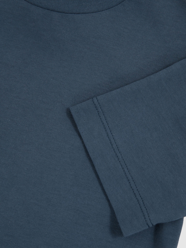 Reiss Ocean Blue Bless 13-14 yrs Crew Neck T-Shirt - Image 4 of 4
