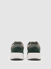 Reiss Forest Green/Stone Nido Trainers - Image 4 of 5