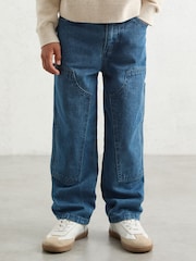 Reiss Mid Blue Hydro Jeans - Image 3 of 4