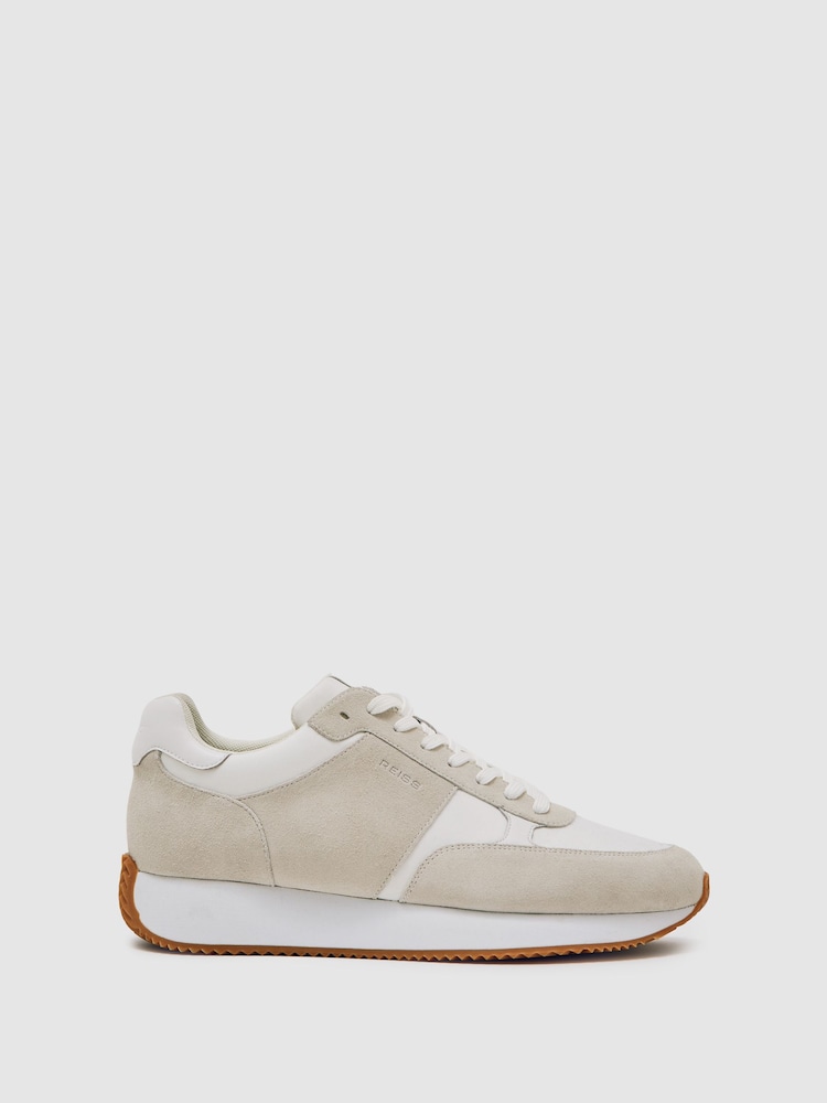 Reiss White Ian Trainers - Image 2 of 6