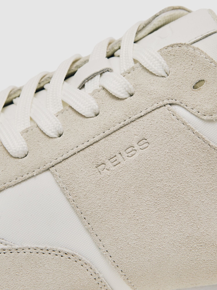 Reiss White Ian Trainers - Image 6 of 6