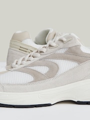 Reiss Off White/Stone Nido Trainers - Image 5 of 6