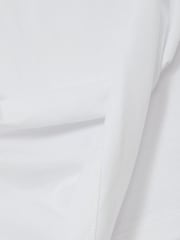 Reiss White Tilly Cotton Drape T-Shirt - Image 5 of 5