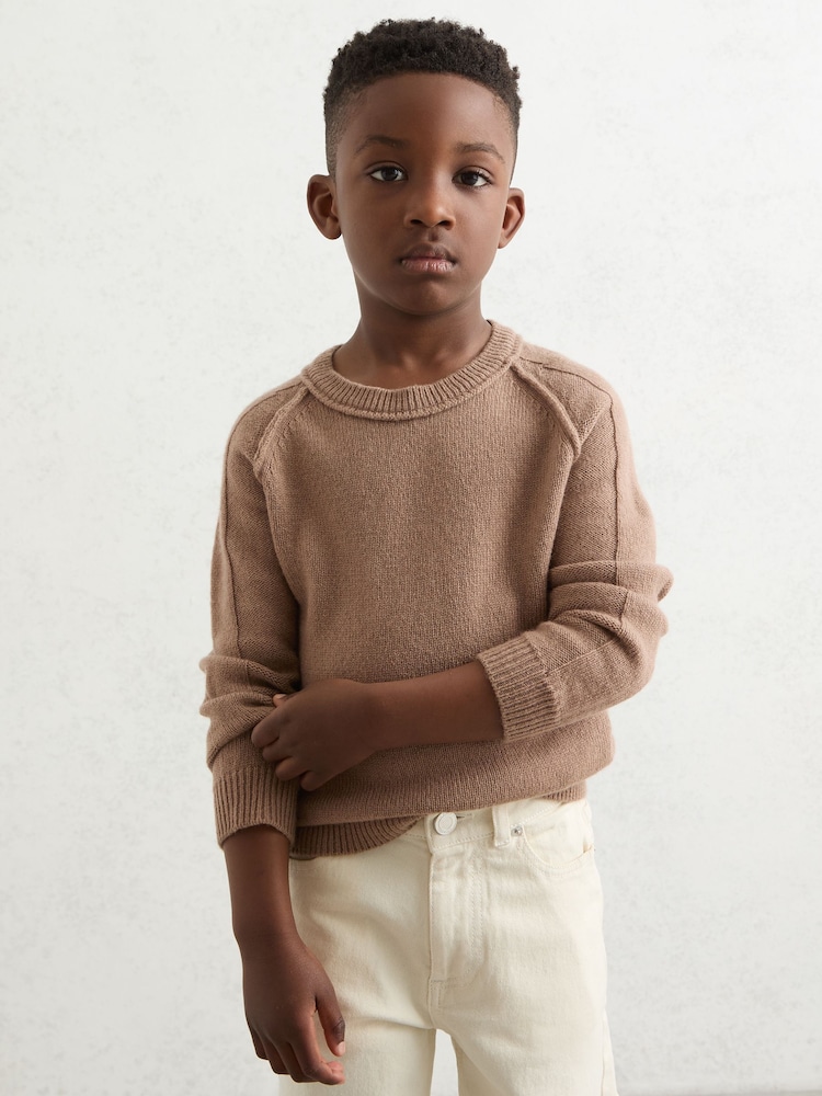 Reiss Camel Foulton Jumper - Image 1 of 3
