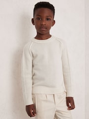 Reiss Off White Foulton Jumper - Image 1 of 4