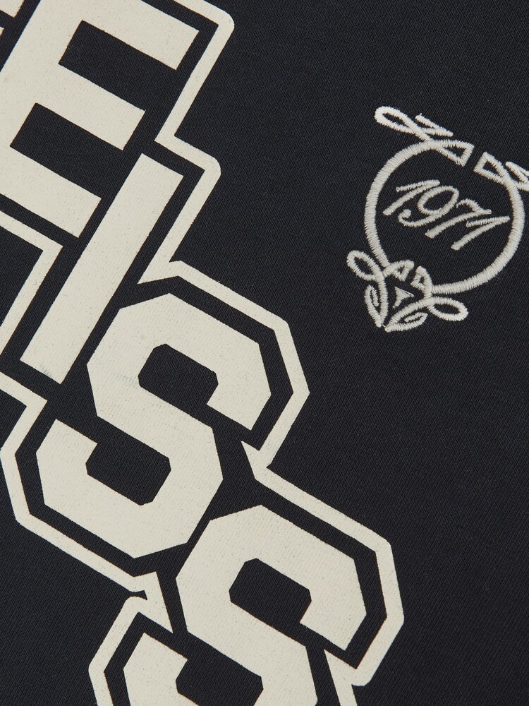 Reiss Navy/White Glen 9-13 yrs Cotton Oversized Logo T-Shirt - Image 4 of 4