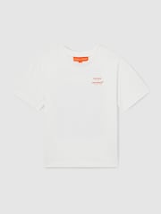 Reiss White/Blue Monaco Unisex Fit McLaren F1 Team Monaco GP T-Shirt - Image 1 of 9
