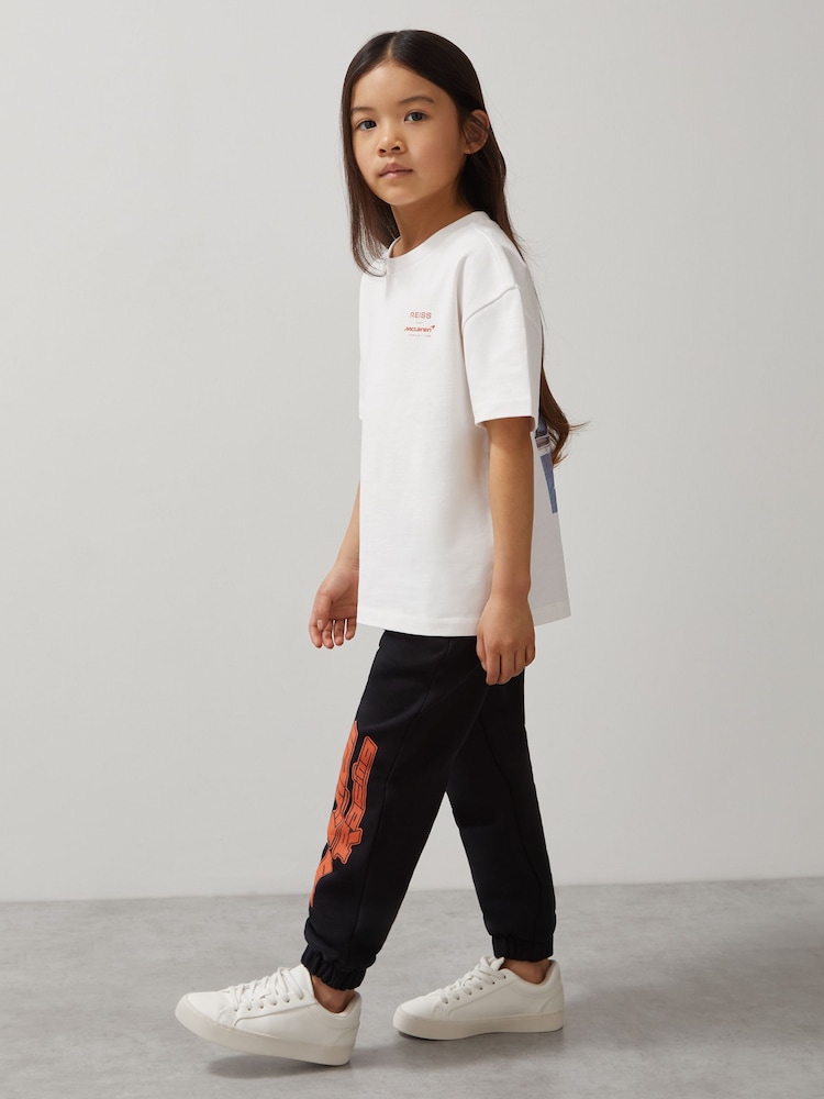 Reiss White/Blue Monaco Unisex Fit McLaren F1 Team Monaco GP T-Shirt - Image 2 of 9