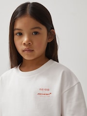 Reiss White/Blue Monaco Unisex Fit McLaren F1 Team Monaco GP T-Shirt - Image 4 of 9