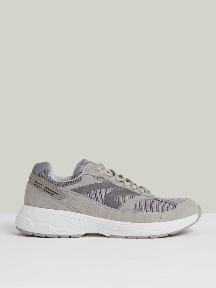 Reiss Grey Nido Trainers - Image 1 of 6