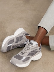 Reiss Grey Nido Trainers - Image 3 of 6