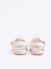 River Island Light Pink Girls Bright Flower Sandals - Image 2 of 5