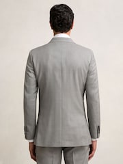 Reiss Mid Grey Inspire Slim-Fit Wool Single Breasted Suit Blazer - Image 7 of 10