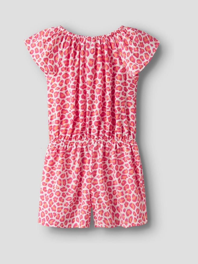 وردي - Name It Floral Printed Playsuit - صورة 2 من 3